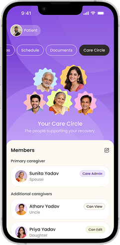 Patient app — gamified therapy screenshot